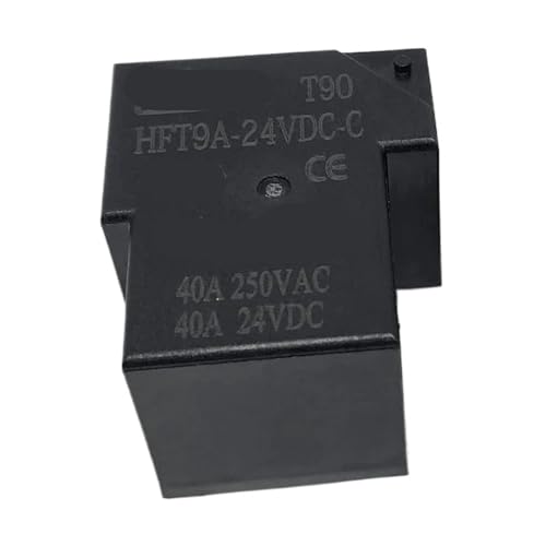 Relais 5 broches HFT9A-24VDC-C T90 24V 40A pour circuit imprimé
