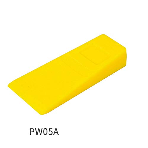 BE-TOOL Splitting Wedge, 1pc Plastic Wedge Plastic Yellow Tree Felling Wedge for Tree Cutting PW05A(Small)