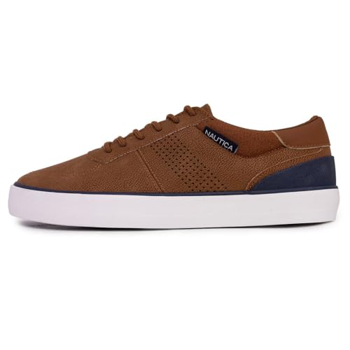 Image of Nautica Men's Classic Lace-Up Boat Shoes Low Top Fashion Sneaker - Stylish and Comfortable Casual Shoe