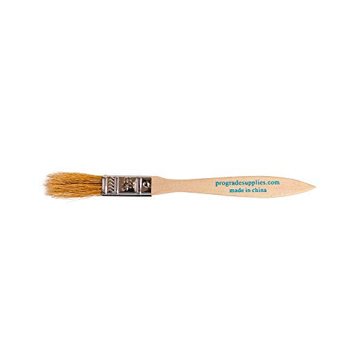 Pro Grade - Chip Paint Brushes - 24 Ea 1/2 Inch Chip Paint Brush Light Brown #TOP3