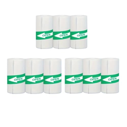 Papier autocollant de poche pour organiser vos carnets, 9 rouleaux thermiques nomades