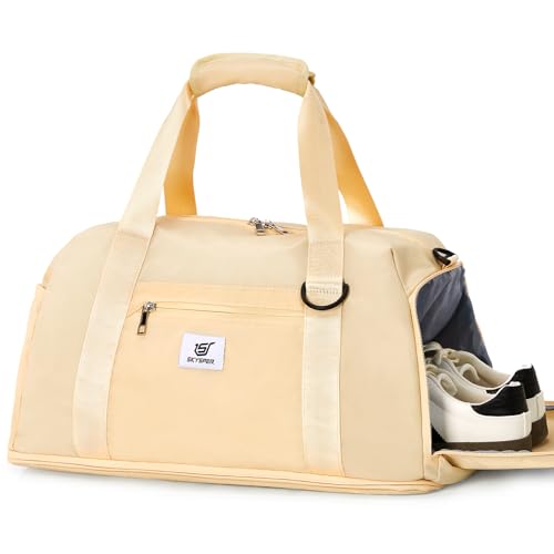 SKYSPER Bolsa Deporte 40l Impermeable Mujer y Hombre, Bolsa de Vi...