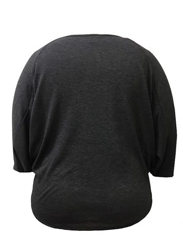 Image of LEEBE Women's Plus Size Dolman 3 /4 Sleeve Sweater