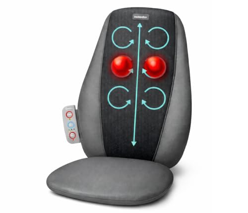 Homedics Shiatsu Back Massage Cushion with Heat Deep-Kneading Therapy