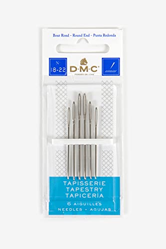 DMC 1767-18/22 Tapestry Hand Needles 6-Pack Size 18/22