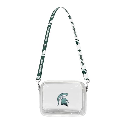 Littlearth Michigan State Spartans NCAA Clear Fanny Fan Purse