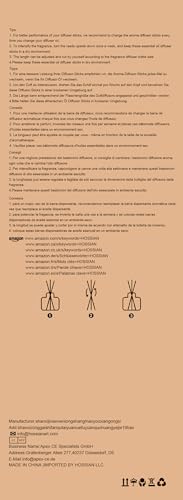 Hossian 10 Pezzi Casuali Palline Colorate Viti Aromaterapia Diffusore Di Fragranze Decorazioni Per La Casa Bastoncini Di Canna In Rattan + 90 Bastoncini Per Diffusore Di Canna (8 "X 3 Mm) - 9