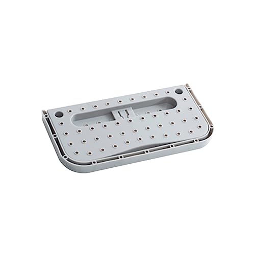 MUSISALY Wall-Mounted Shoe Rack Integrated Shoe Holder for Space-Saving Storage Easy Installation Non- Grey for Bathroom and Closet Organization