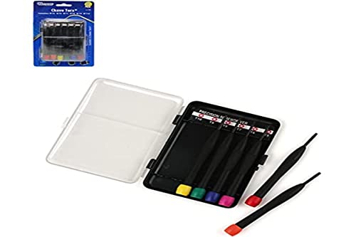 Western T-15 Chave Torx, Preto/Transparente/Multicor, T5 - T10, 6 unidades