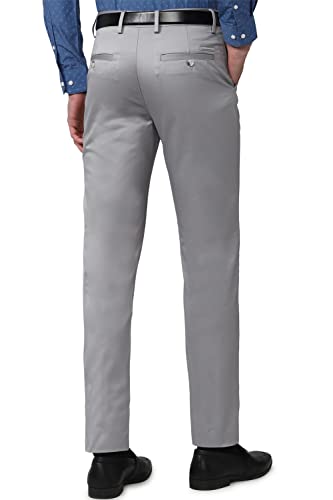 Image of Peter England Men's Slim Fit Mid Rise Pants