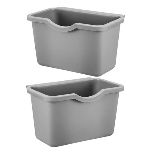 Canecas de basura plásticas pequeñas colgantes para cocina y baño