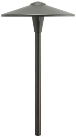 Focus Industries AL-05-BRT 12V 18W 10" China Hat Path Light - Bronze Texture
