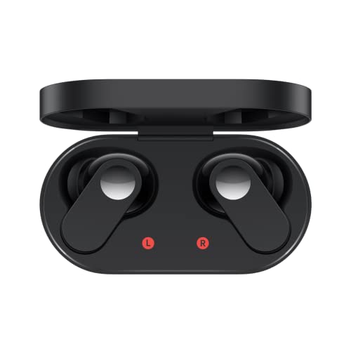 Image of Oneplus Nord Buds True Wireless in Ear Earbuds with Mic, 12.4mm Titanium Drivers, Playback:Up to 30hr case, 4-Mic Design + AI Noise Cancellation, IP55 Rating, Fast Charging (Black Slate)