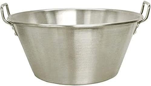 For Huge Comal Cazo Extra Large XXL 33'' Carnitas Stainless Steel Caso Pot Pan Wo...