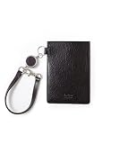 Takeo Kikuchi Aldo 177627 Commuter Pass Case, Single Pass with Reel, Chocolate