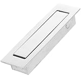 Poignée de porte en métal – design encastré, style discret, poignées de porte pratiques pour meubles, gain de place, compatibles avec différents styles d'intérieur
