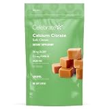 Celebrate Vitamins Bariatric Calcium Citrate Soft Chews with Vitamin D3, 500mg, Sugar-Free & Gluten-Free Calcium Citrate for Bariatric Patients, Caramel, 90 Count