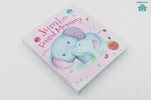 Image of Booktopus Touch and Feel Board Book - Jumbo Found Mommy Sensory Book for Toddlers - Textured Baby Books for 4+ Years - Interactive Learning