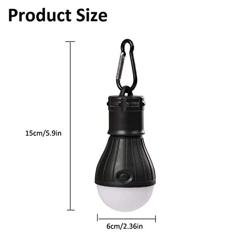 Yizhet Lanterne de Camping, 4X Lampe de Camping LED Lanterne Lampe Camping, 3 Mode de Lampe étanche Nuit d'urgence Lampes de Poche Portable pour Camping, Randonnée, Pêche, Chasse - Image 7