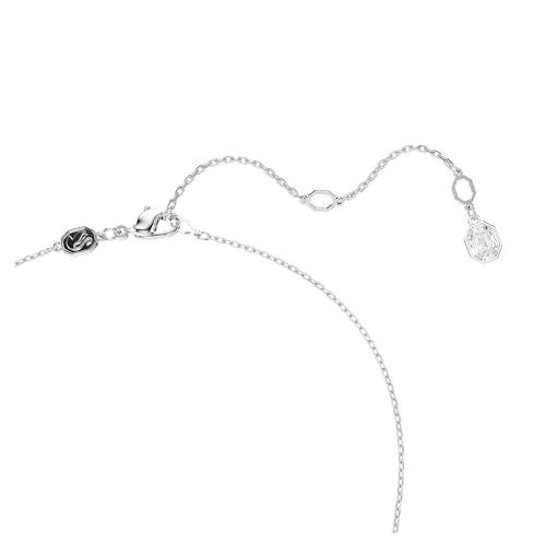 Swarovski Hyperbola Pendant, Heart And Infinity, Clear, Rhodium Finished3