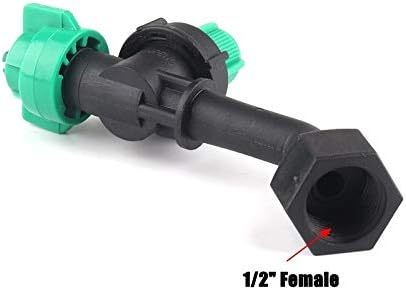 Sprinkler Controller, 1 Piece 45 Degree Agricultural Pesticide Sprayer Machine Nozzle Sprinkler Anti Leakage Fan Shaped Side Irrigation Atomizer Nozzle Automatic Water Irrigation Control System