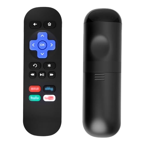 Remote Control for Roku 1 Roku 2 Roku 3 Roku 4 TV Remote Control Replacement Compatible with Roku HD LT XS XD Ultra Premiere with 6 Shortcut Buttons 10M Infrared Distance Control
