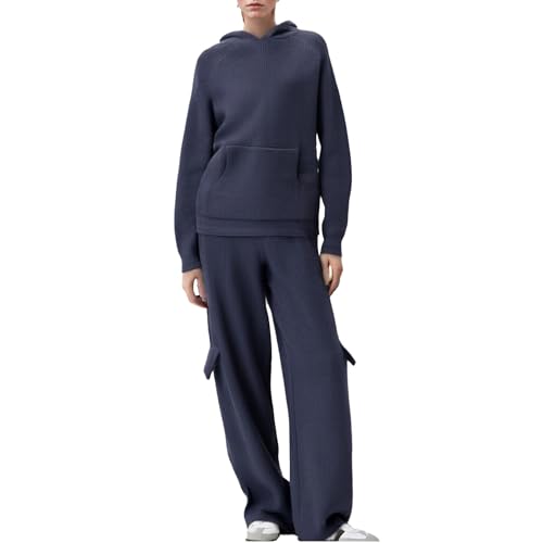 Ensemble yoga femme à capuche chaud contre le froid automnal