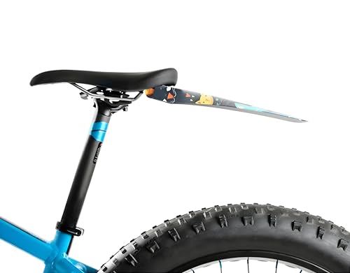 Image of Bike Fender, Tool-Free Rear Fender for Road & Mountain Bikes, Flexible Mud Guard for Back Seat, Stylish Splash Guard for Cycling Enthusiasts (Color 6)