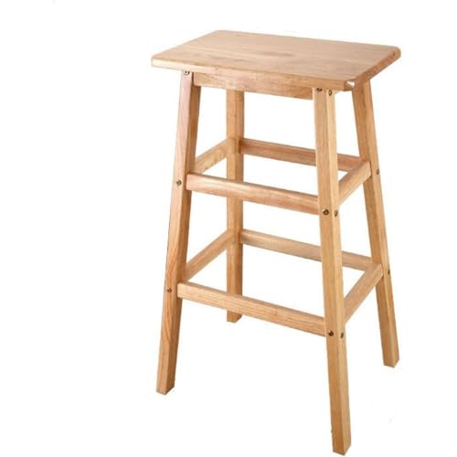 REENEW カウンターチェア バーチェア 木製 ハイスツール 足置き付き 高い椅子 長方形 座面高さ45-90cm バーチェア バースツール ハイチェア バーカウンターチェア ウッドスツール カウンター椅子 ダイニングチェア 軽量 キッチン カウンター