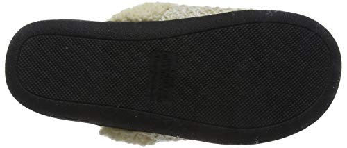 Dearfoams Textured Knit Closed Toe Scuff