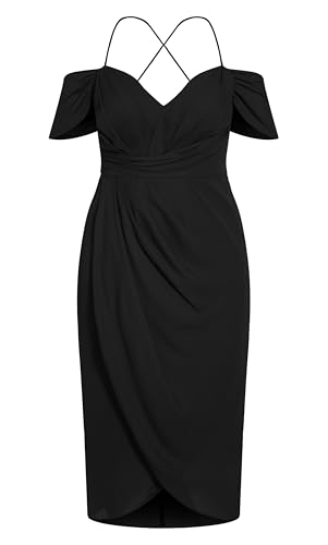 Image of City Chic Women's Plus Size Dress - Entwine Maxi
