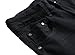 TIRANGER C Men's Ripped Skinny Slim Fit Stretch Distressed Destroyed Jeans Denim Pants Black 30