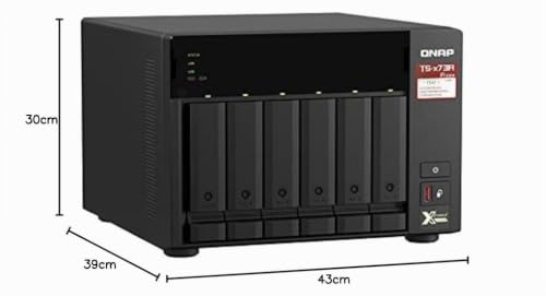 QNAP TS-673A-8G 6-kieszeniowy NAS, AMD Ryzen V1000 seria V1500B 4C/8T 2,2GHz