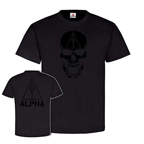 T-shirt Delta Force Alpha sw 25400 noir coton ajusté taille S