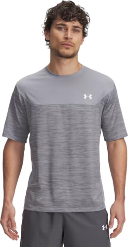 UA Tech Utility SS Chemise Homme haut de sport aux finitions soignées premium