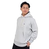 [チャンピオン] パーカー 長袖 裏起毛 11.5oz COTTON USA ワンポイントロゴ リバースウィーブ(R) フーデッドスウェットシャツ REVERSWEAVE(R) C3-Y133 メンズ シルバーグレー M