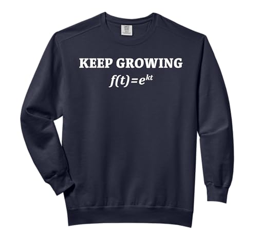 Funny Math Find Keep Growing Equation Math Pie Pi Day Comfort Colors Adult Sweatshirt