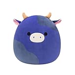 Squishmallows Original 16-Inch Ingred the Dark Purple Cow | Collectable Cute Plush Toy, Cuddly Toys for Children, Soft Toys, Cute Teddies Suitable for Girls and Boys Ages 3