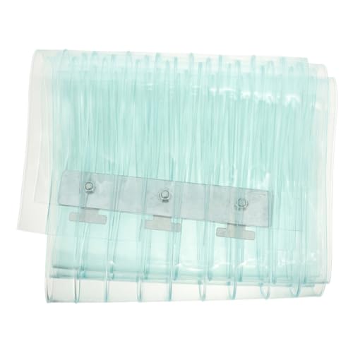 HOODANCOS Cortina de Tiras de PVC para Puertas, Cortina Flexible Prueba de Viento, Material PVC Resistente, Adecuado para Congeladores y Almacenes