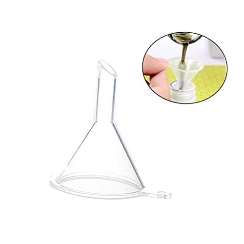 BESTonZON 20 Pçs Funil De Frasco Funil De Plástico Funil De Perfume Pequeno Funil Frasco Frasco Pequ