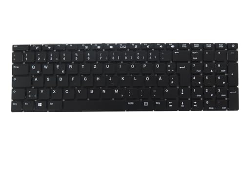 RTDPART Laptop-Tastatur Für MEDION AKOYA P17609 MD61937 MD61939 MD61943 MD62051 MD62070 MD62177 MD62180 MD62256 MD62336 MD62373 MD62415 Deutsch GR Schwarz ohne Rahmen