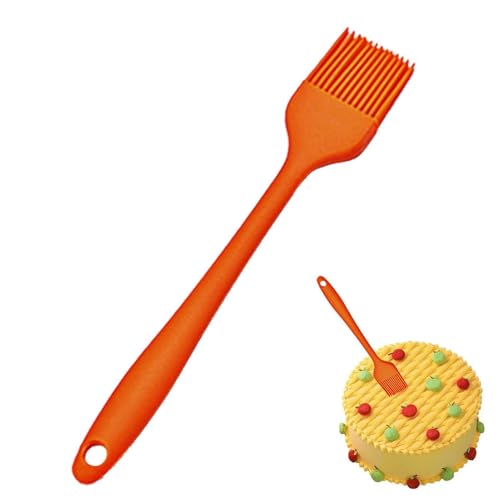 Spazzola da pasticceria in silicone - Spazzola integrata in silicone, pennello in silicone resistente al calore | Strumento di cottura per grigliate BBQ Kitchen, lavastoviglie, applicatore per