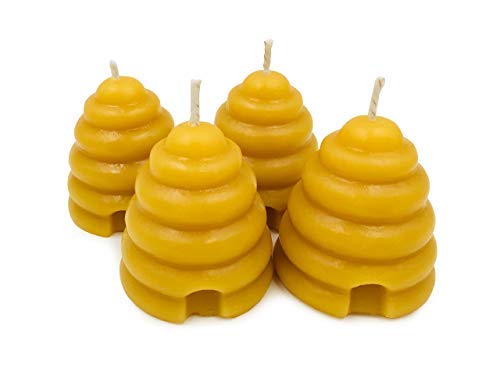 Pure Beeswax Beehive Candle Set - Shaped Votive Candles With A Natural, Light Honey Scent - Eco Friendly Home Decor, Gifts, Favors - Hand Poured In The Usa By Alternative Imagination (Pack Of 4) #TOP5