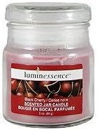 Black Cherry Candle - Scented Jar Candle, 1 candle,(Luminessence Candles)