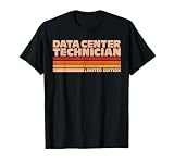 Data Center Technician Retro Sunrise T-Shirt