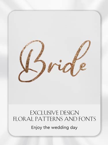 Aw Bridal White Bride Robe Embroidered With Bride Bridesmaids Robes Womens Satin Bridal Robe Lace Trim Wedding Robes, M #TOP3