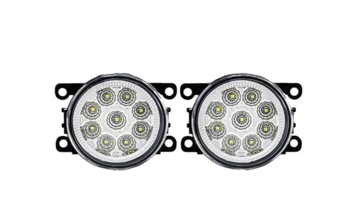 Phares antibrouillard bicolore blanc jaune 8000 Lm pour Jeep Wrangler JK