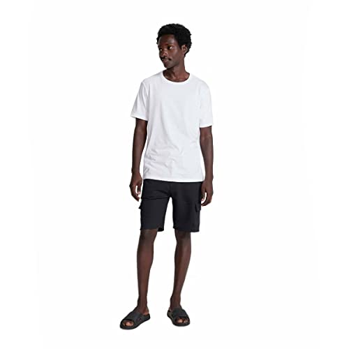 Camiseta Básica Masculina Manga Curta Regular Em Malha H+ - Branco M