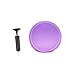 Colaxi Wobble Cushion Wiggle Pad Thickened PVC for Adults Inflated Flexible Seating for All Ages Balance Disc for Fitness, Violet