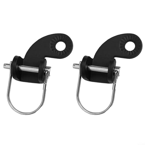Belnotelt Lot de 2 coupleurs d'attelage de remorque de vélo pour Burley, adaptateur de remorque de vélo en acier compatible avec les essieux QR et solides jusqu'à 12,5 mm, à l'exception des